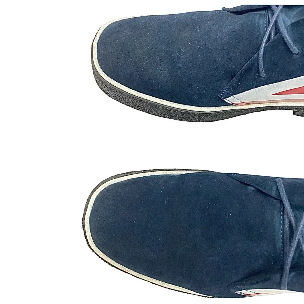 British Walkers Playboy Union Jack Chukka Boots Men’s Size 11 M/W | Multicolor